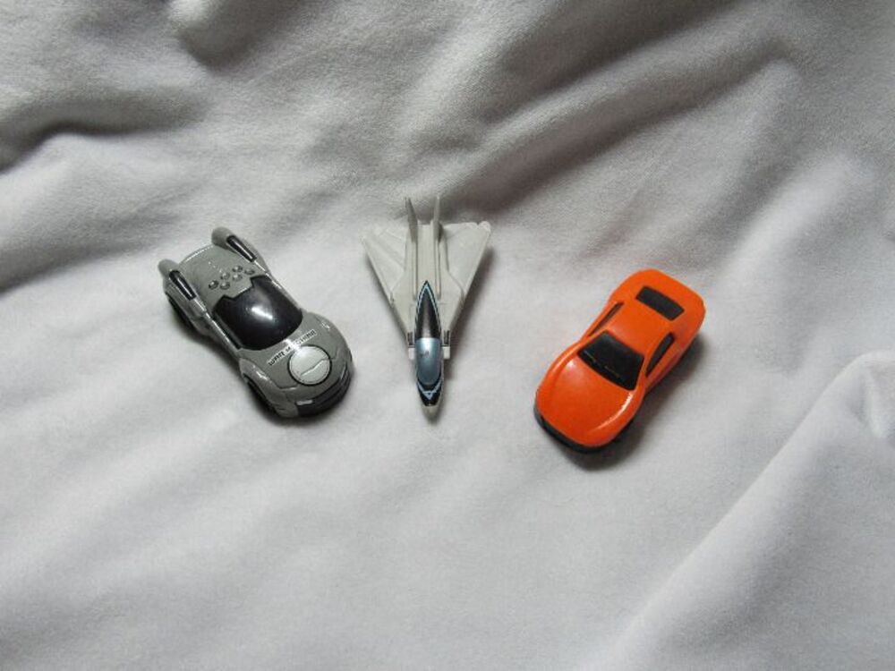 Gray Armored Car Orange car and 2019 mattel jet